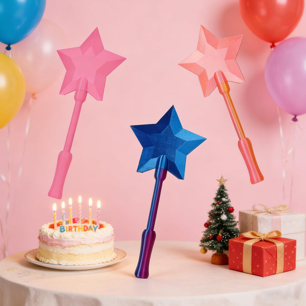 3D Printed Credit Card Wand Tap to Pay, Magic Fairy Pay Wand (Blue)